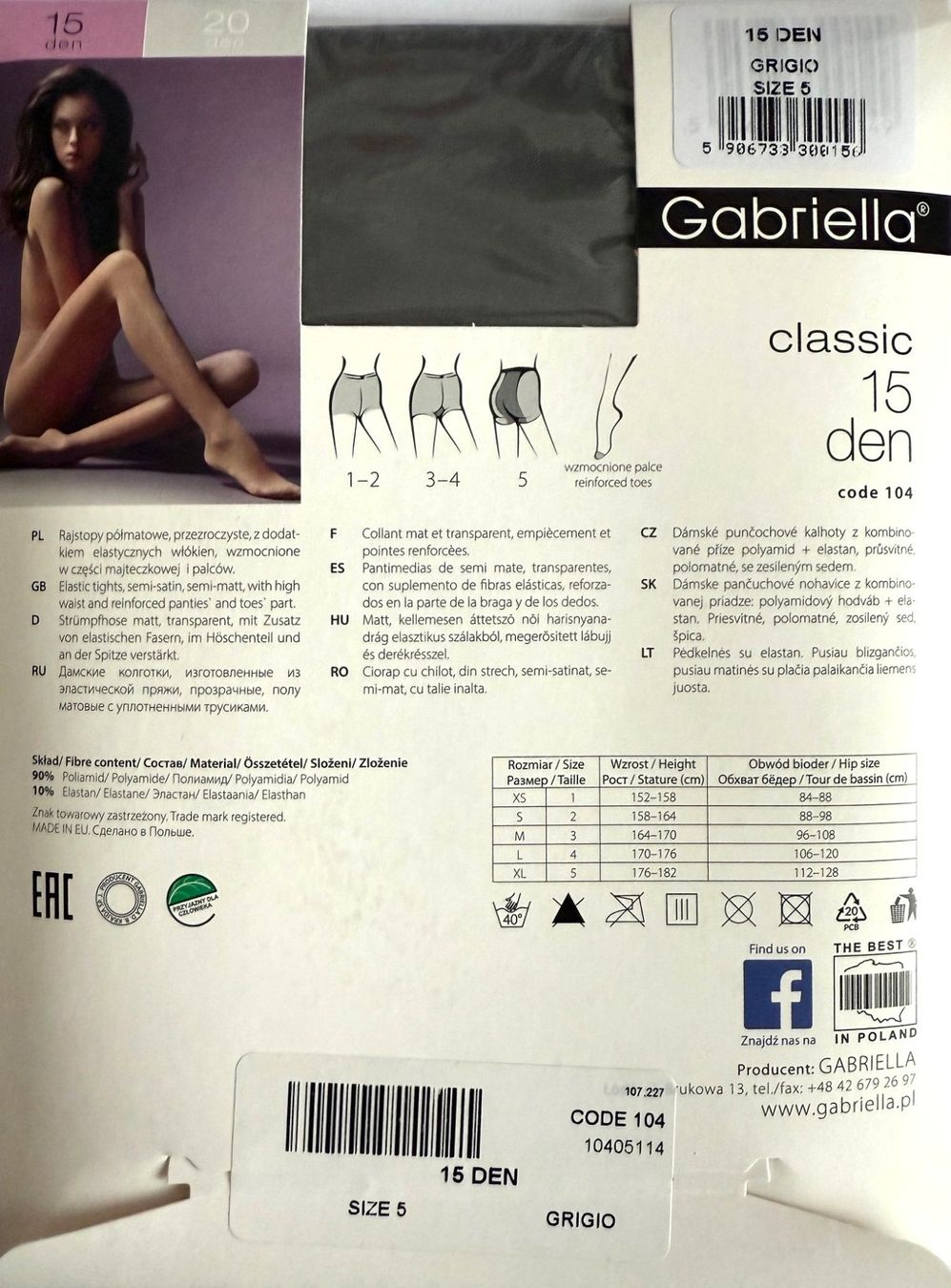 Calze & Collant: Strumpfhose Gabriella classic – Nuovo e nell'imballaggio originale da Menziken venduto da ABA60 1