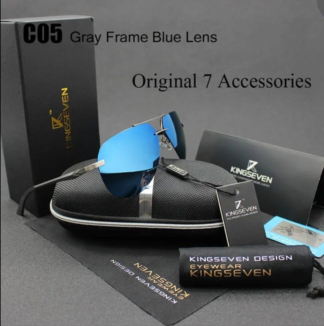 Occhiali & Lenti: Kingseven Piloten Sonnenbrille – Nuovo e nell'imballaggio originale da Suhr venduto da sjay.Cv 1