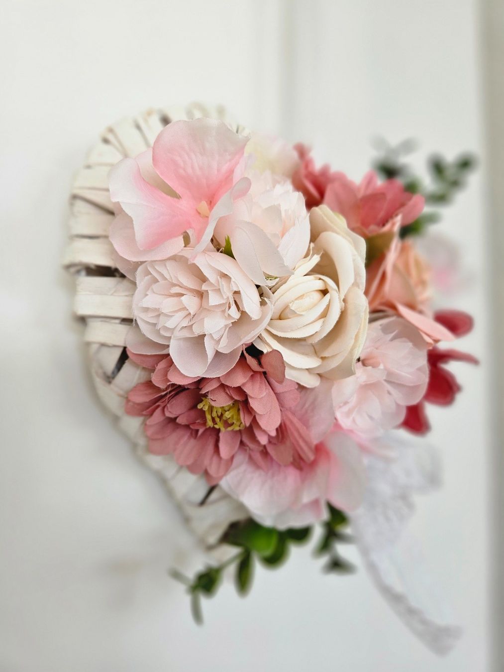 Tutte le decorazioni: Geschenk Herz Kranz Shabby Chic Spitze Muttertag Geburtstag – Nuovo e nell'imballaggio originale da Gossau ZH venduto da Goes05 1