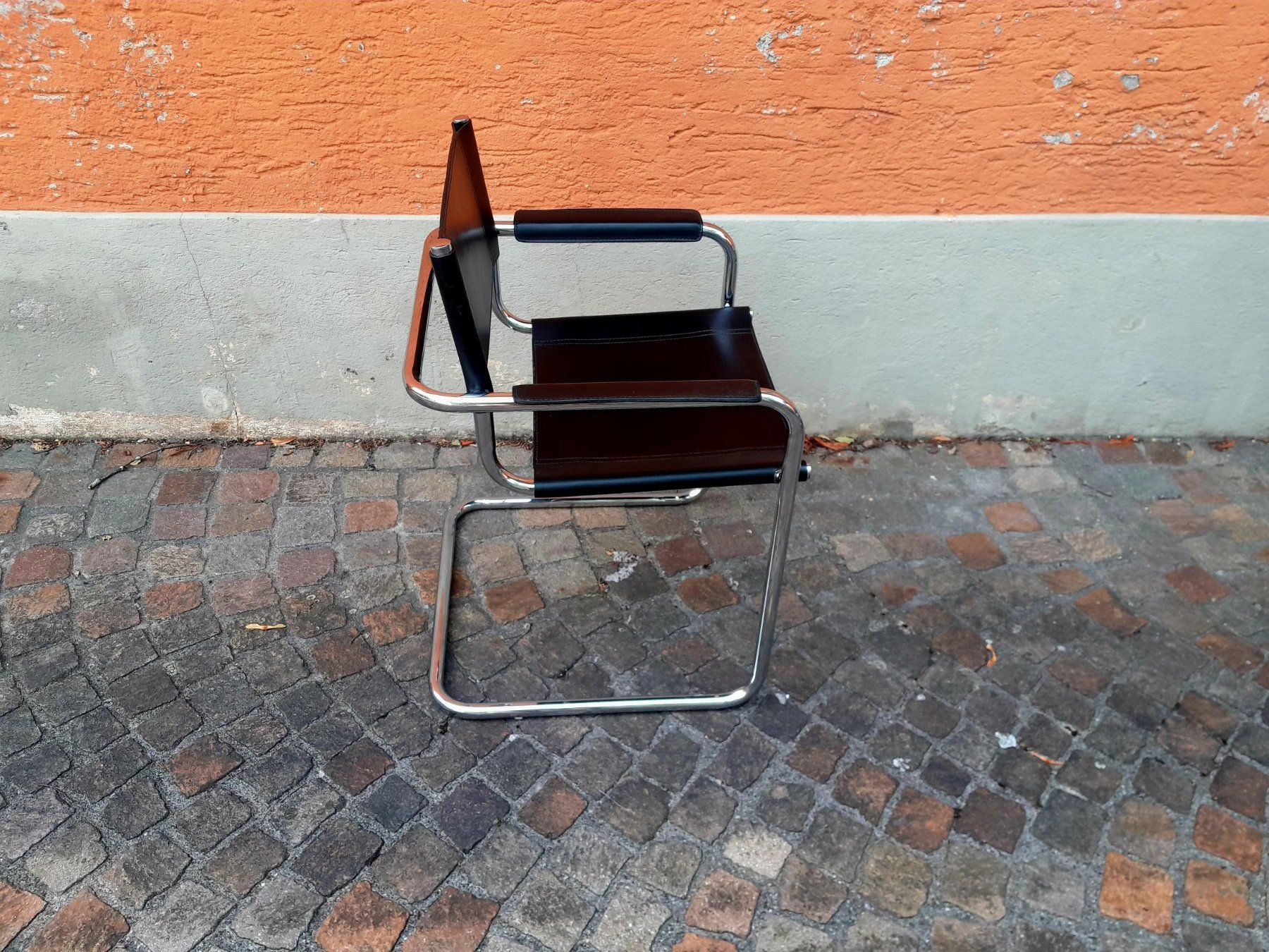Chaises: 4 Leder Freischwinger -/ Stühle / Stuhl -  Top! – D'occasion à Männedorf par Bel-view 5