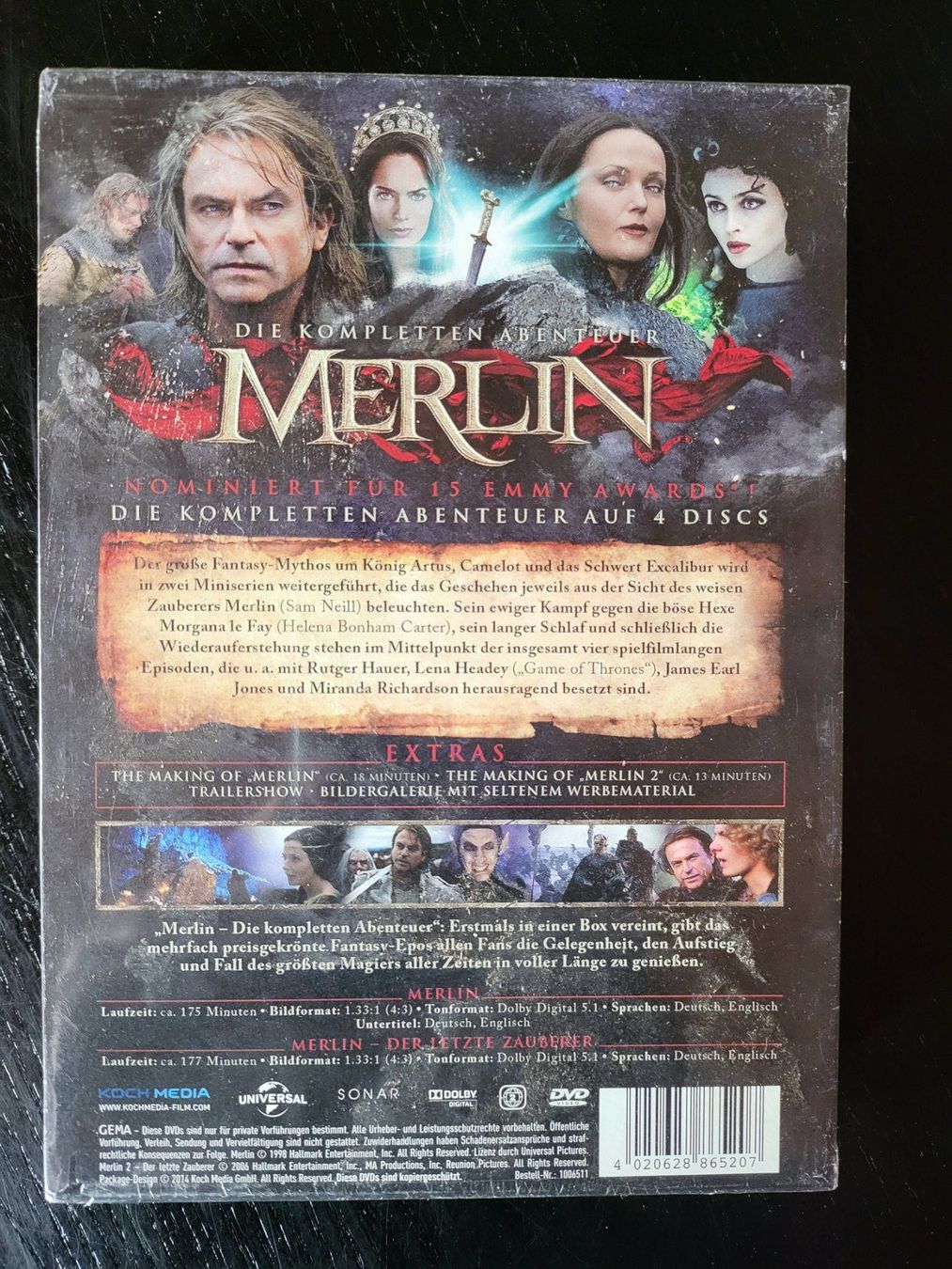 Tutti i DVDs: Merlin - 4-Disc Special Edition - Komplettes Abenteuer – Nuovo e nell'imballaggio originale da Lichtensteig venduto da ThreeHeroes 1