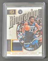 NBA Karl Anthony Towns 2024 National Treasures 3-color Patch