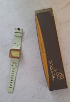 Damen-Holz-Armbanduhr MISTURA, Leder