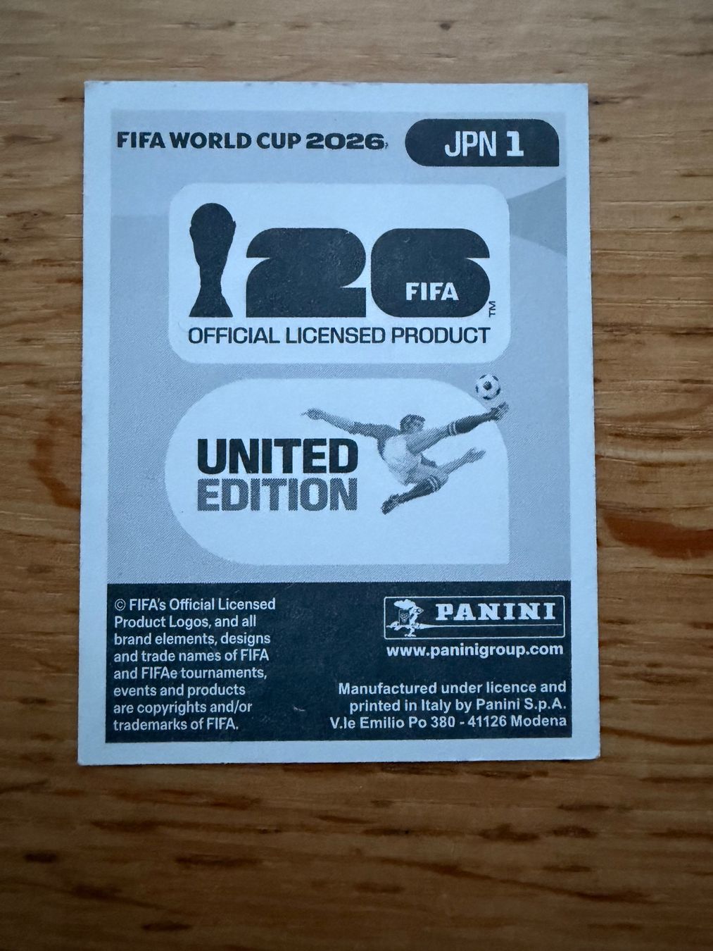 Panini Sammelbilder & Trading cards: Panini JPN 1 – Neu (gemäss Beschreibung) aus Zürich von bel5 1