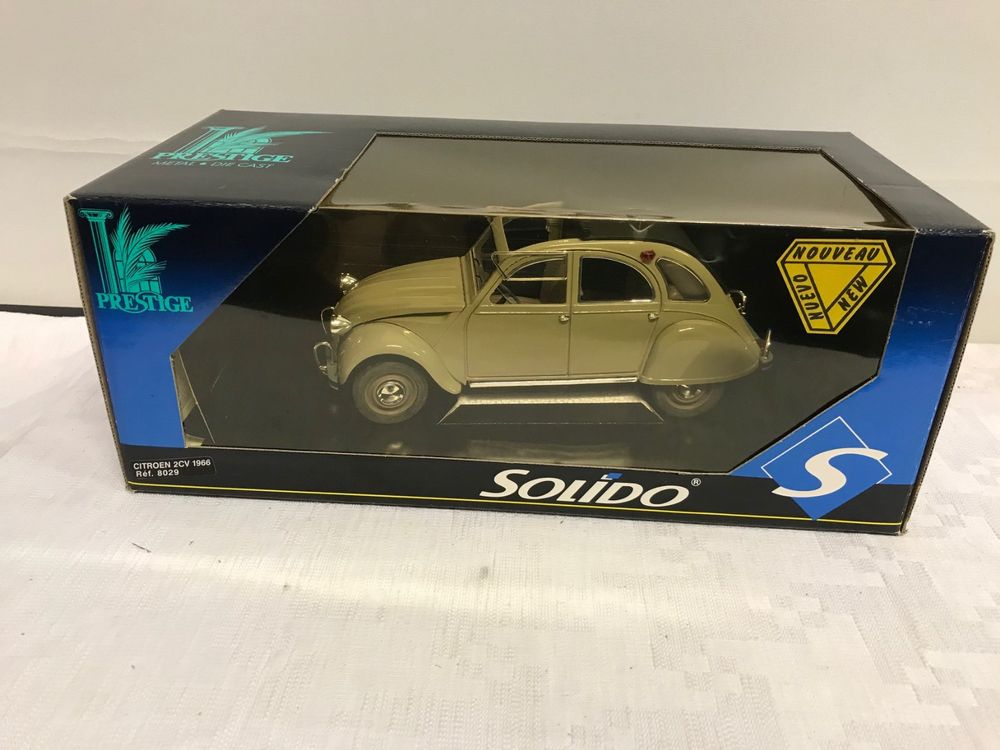 Citroën - 2CV 1966 - Solido - 1/18 - Voiture miniature diecast Autos Minis