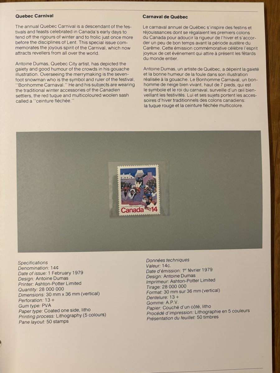 Album: Kanada Briefmarken Sammlung 1979 – Usato da Würenlos venduto da Ashley24 1