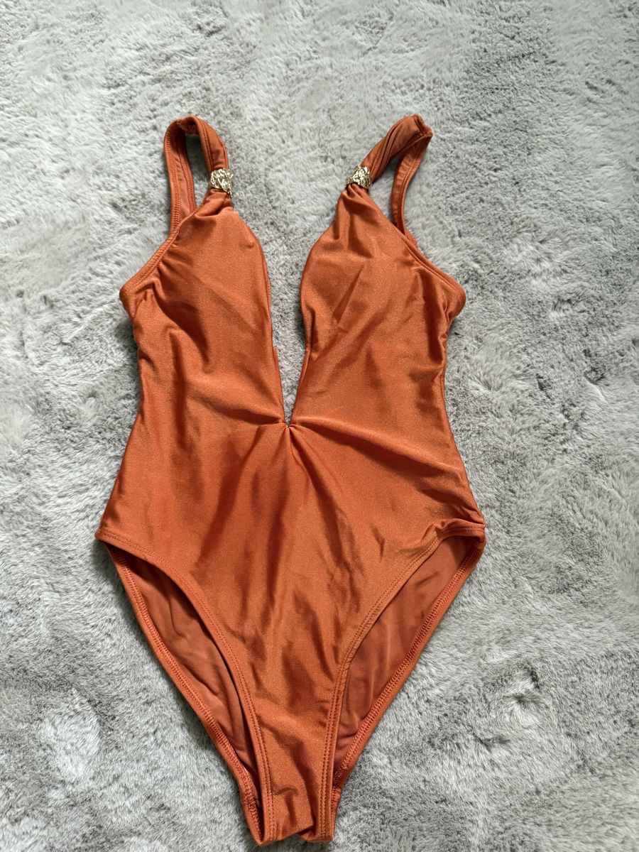 Costumi da bagno & Bikini: Orangefarbener Badeanzug – Usato da Döttingen venduto da SenKirman 6