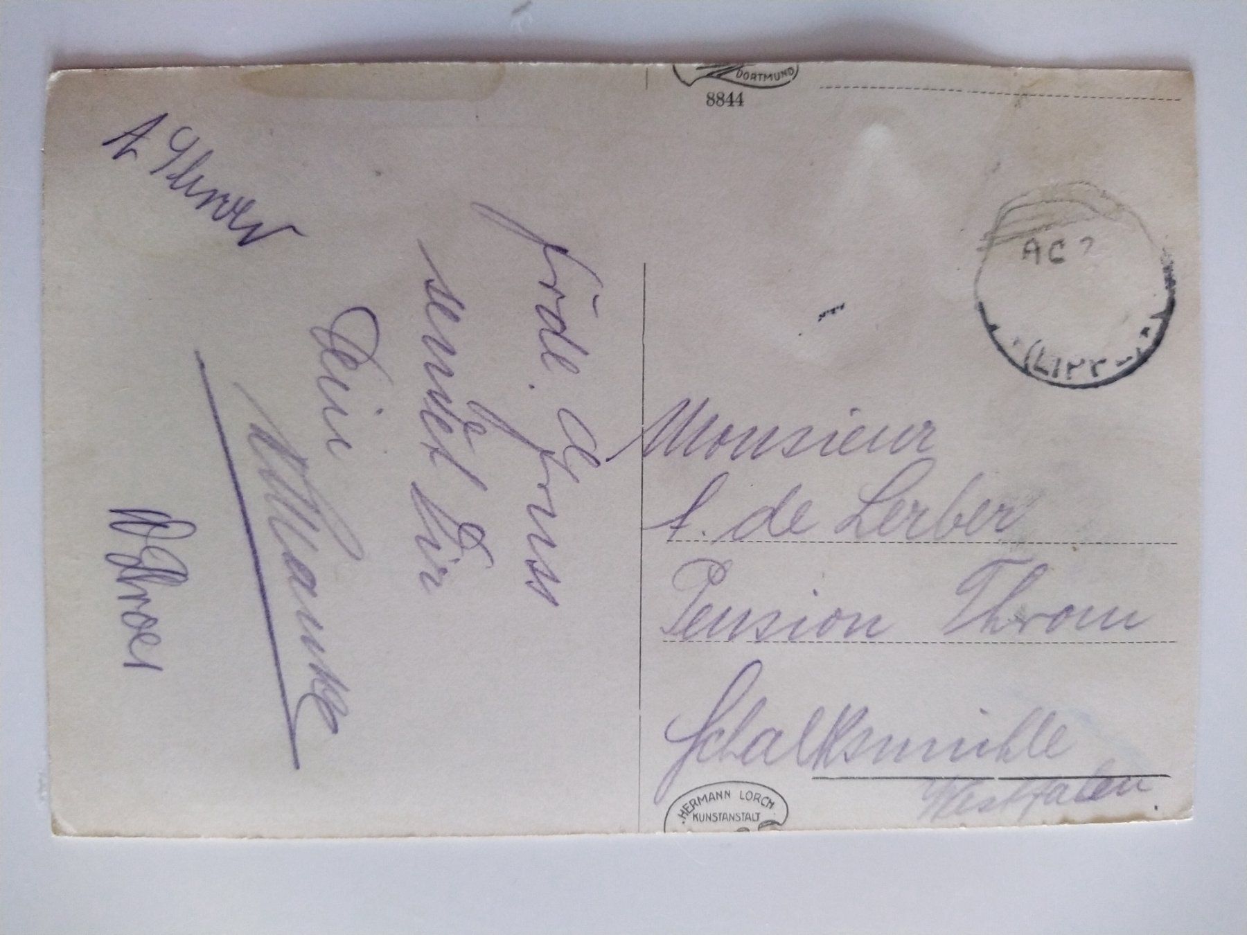 Ansichtskarten: Alte Ansichtskarte: Teutoburger Wald - Externsteine! um 1920 – Gebraucht aus Ohmstal von Lebensfreude05 1