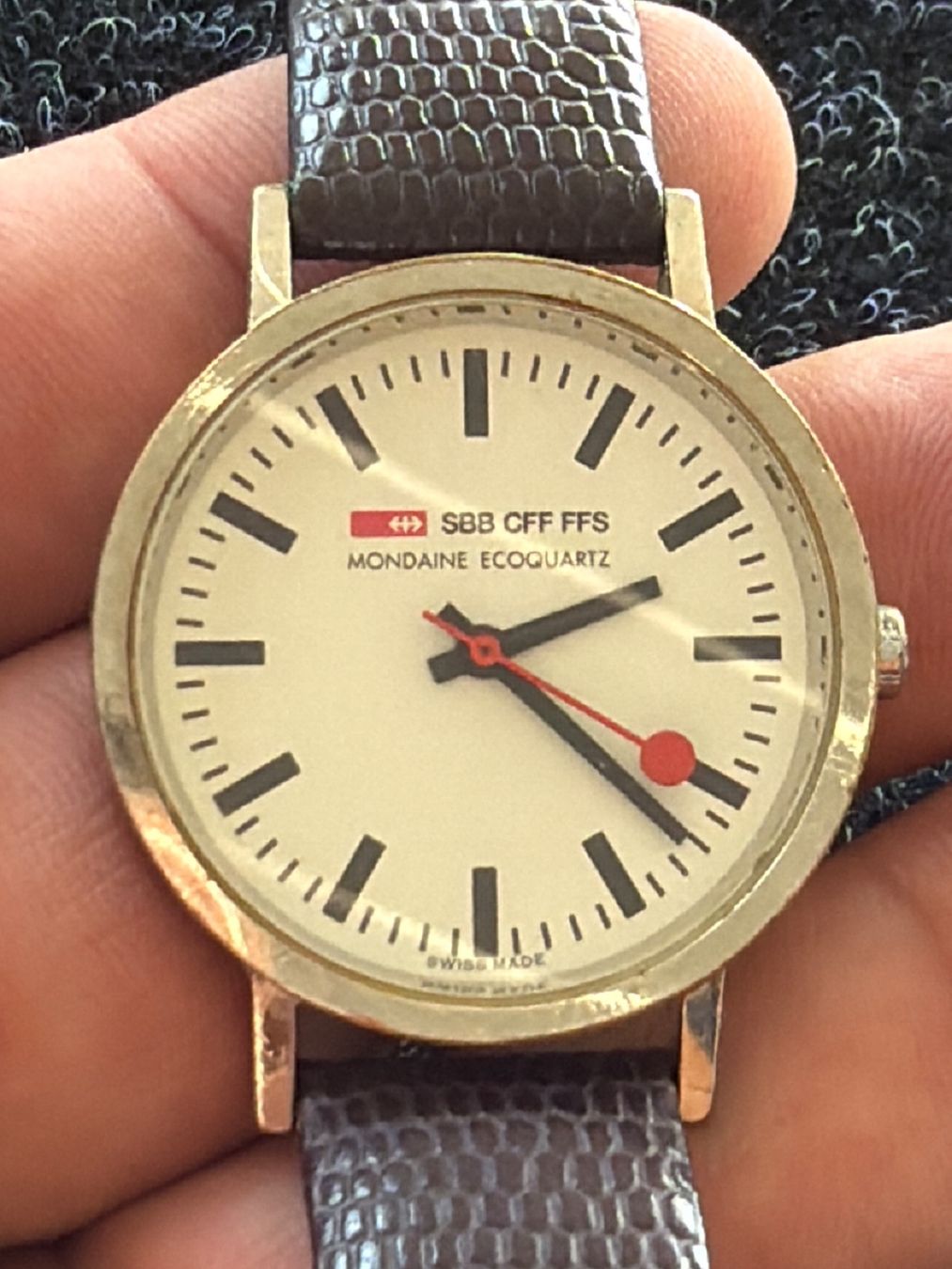 Mondaine Uhren: SBB Mondaine Ecoquartz – Gebraucht aus Schlieren von Luxury.Time