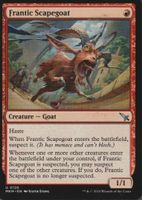 TCG Magic The Gathering MTG UK MKM 126 Frantic Scapegoat