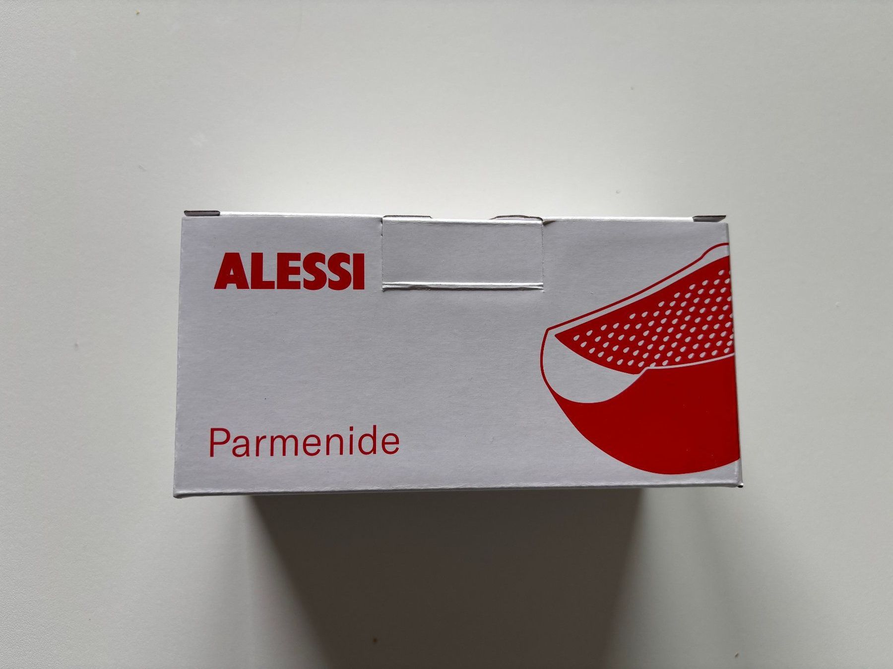 Alessi Contenitori & Simili: Alessi – Parmenide - Râpe à fromage avec récipient – Nuovo e nell'imballaggio originale da Grand-Lancy venduto da alf_8dk7 5