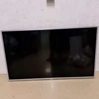 Philips LED Fernseher schwarz silber mit Fernbedienung