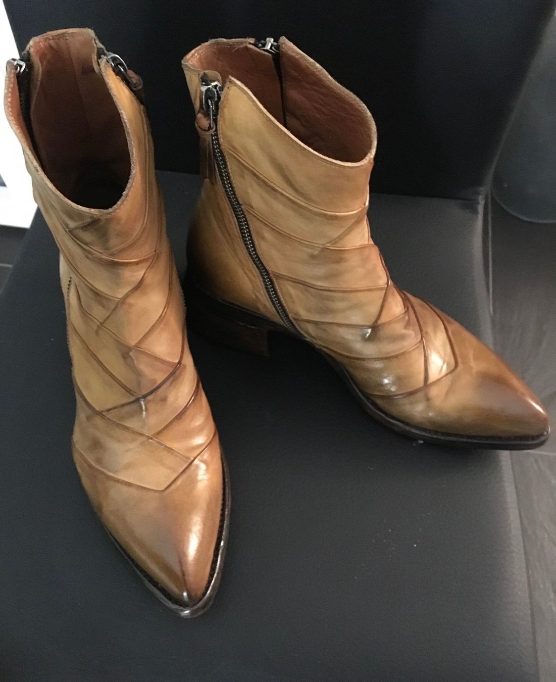 Scarpe da donna: Silvano Sassetti Stiefelette Gr 39 beige – Usato da Hindelbank venduto da Surlie 6