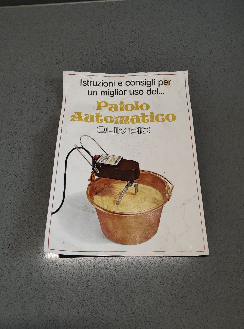 Appareils de cuisine: VINTAGE Elektr. POLENTA  - Rührer – D'occasion à Minusio par Todesca 2