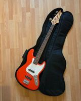 E-bassgitarre Johnson ink. Tasche