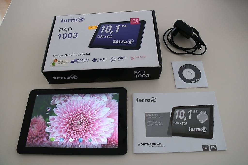 Tablet PC: Tablet Pad 1003 Terra schwarz – Usato da Escholzmatt venduto da sus_9vvb 1