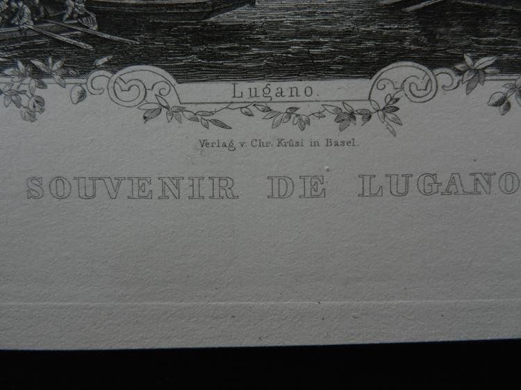 Incisioni: Souvenir Lugano – Usato da Risch venduto da Antikfee 2