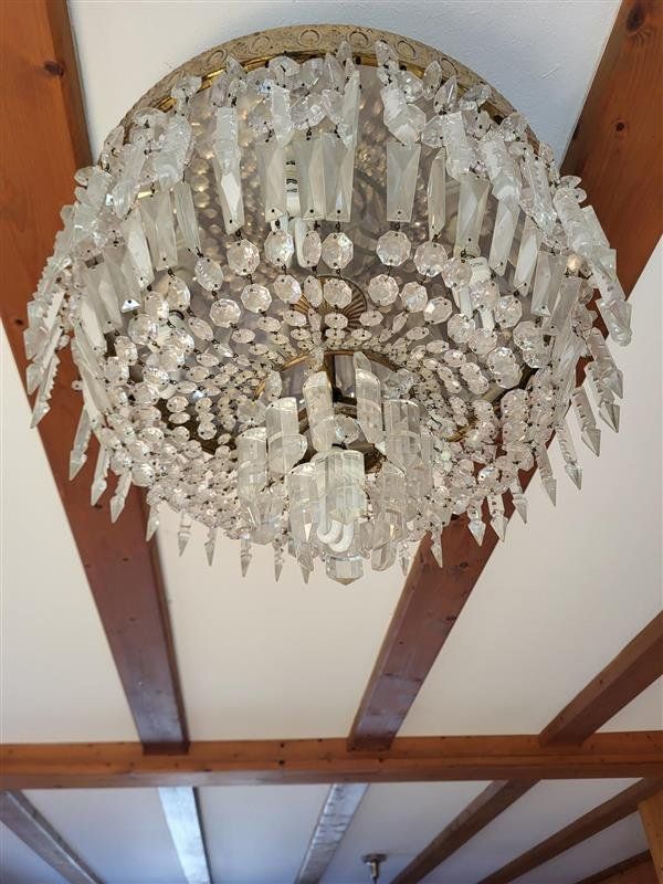 Lampadari & plafoniere: Edle Kristall-Deckenleuchte, Durchmesser ca. 40 - 50 cm – Usato da Hettiswil b. Hindelbank venduto da andrea066 1
