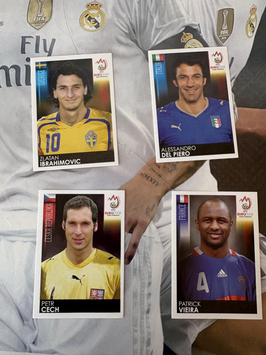 Panini Sammelbilder & Trading cards: 4 Panini Euro 2008 Sticker – Neu (gemäss Beschreibung) aus Wünnewil von VinRa
