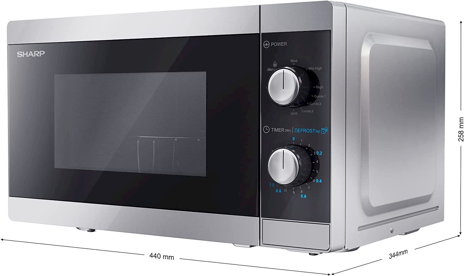 Elettrodomestici da cucina: SHARP YC-MG01ES Mikrowelle – Nuovo e nell'imballaggio originale da Bottighofen venduto da zaap 2