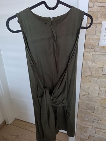 Olive green sleeveless dress size EU 36