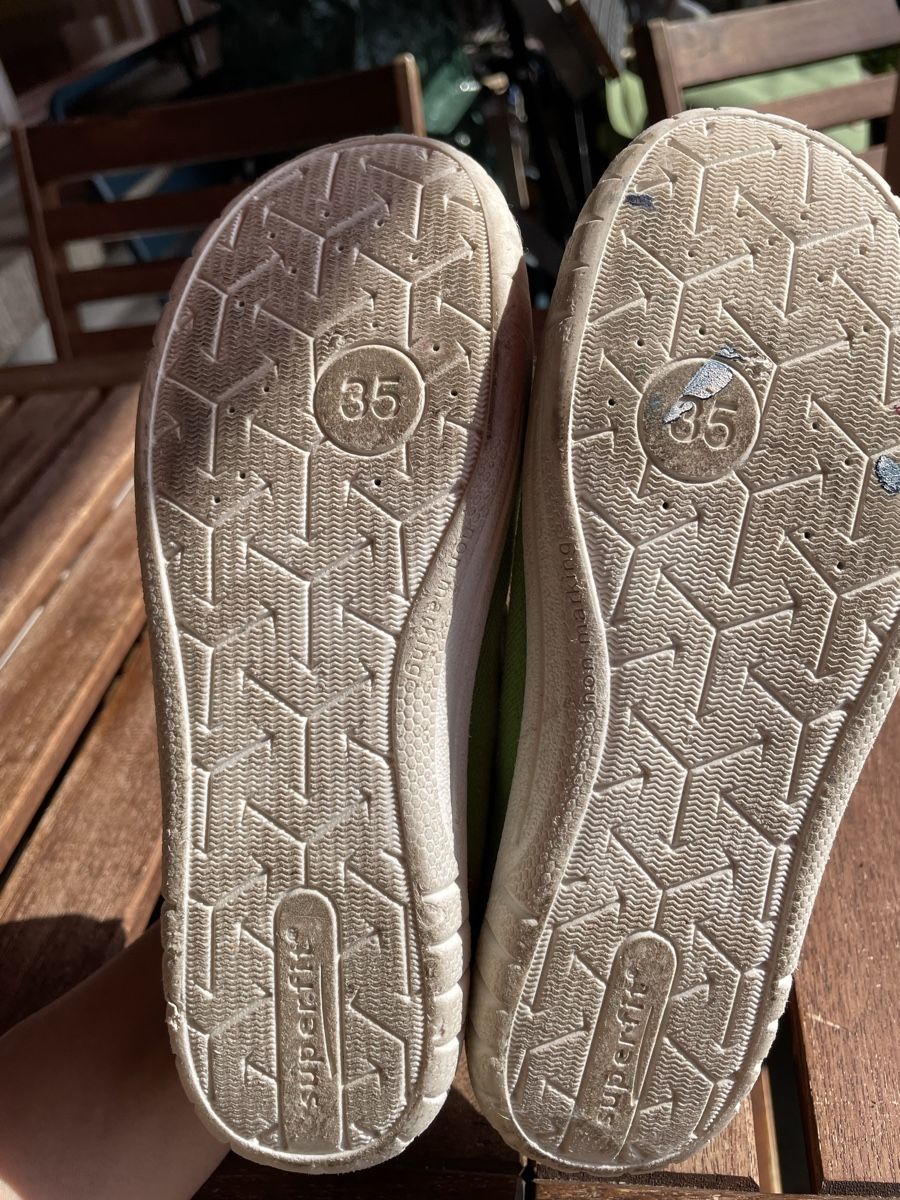 Superfit Schuhe für Jungen: Superfit Stoffschuhe, Gr. 35, Grün – Gebraucht aus Bern von brup 1