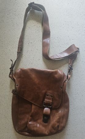 Tolle Ledertasche aunts & uncles, braun TOP Zustand