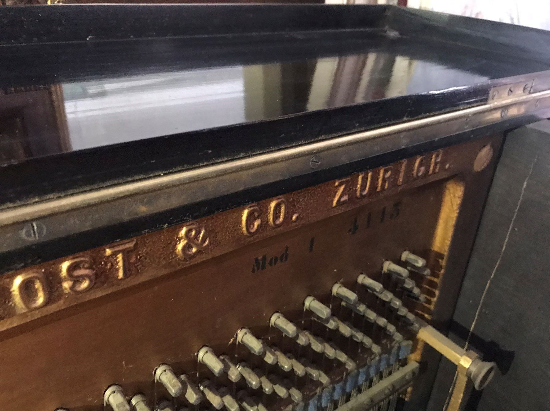 Musikinstrumente: Klavier J. Trost & Co antik bespielbar – Gebraucht aus Frasnacht von Kulturpalast 8