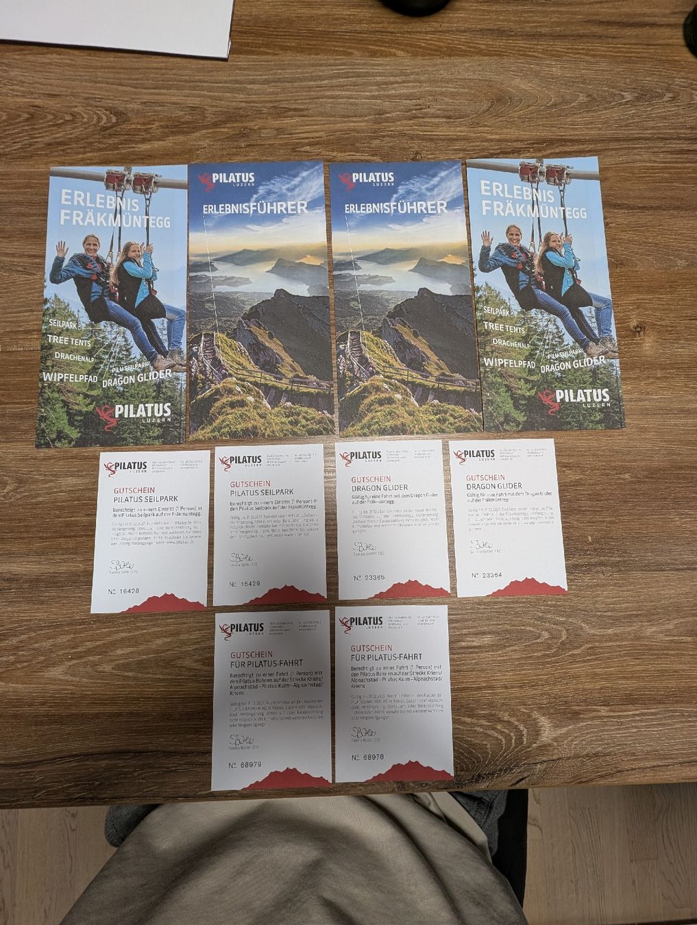 Gutscheine: Pilatus Gutscheine-Paket – Neu (gemäss Beschreibung) aus Ebikon von Niederdorf01