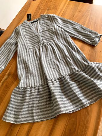 HALLHUBER Traumkleid Leinen Gr.  34 **NEU** NP: 230.--