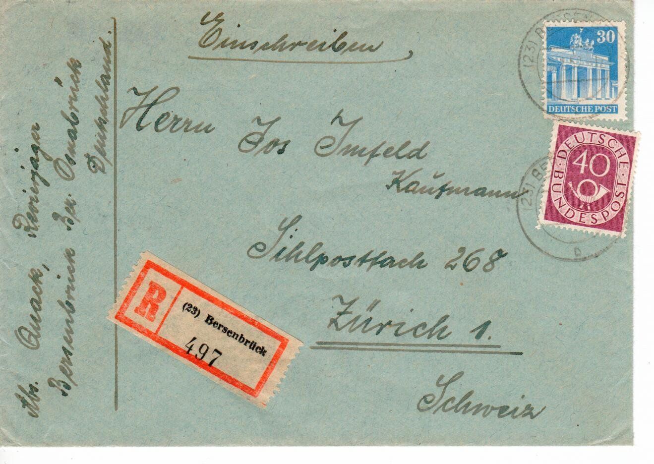 Tous les timbres: R - Brief, deutsche Bundespost – D'occasion à Wolhusen par Curver9