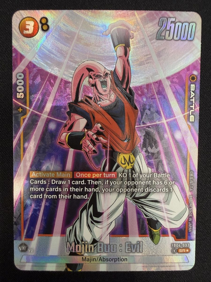 Bandai Carte collezionabili: Dragon Ball Majin Buu : Evil FB04-093 SR Parallel NM – Nuovo (secondo la descrizione) da Rolle venduto da KPTreasures
