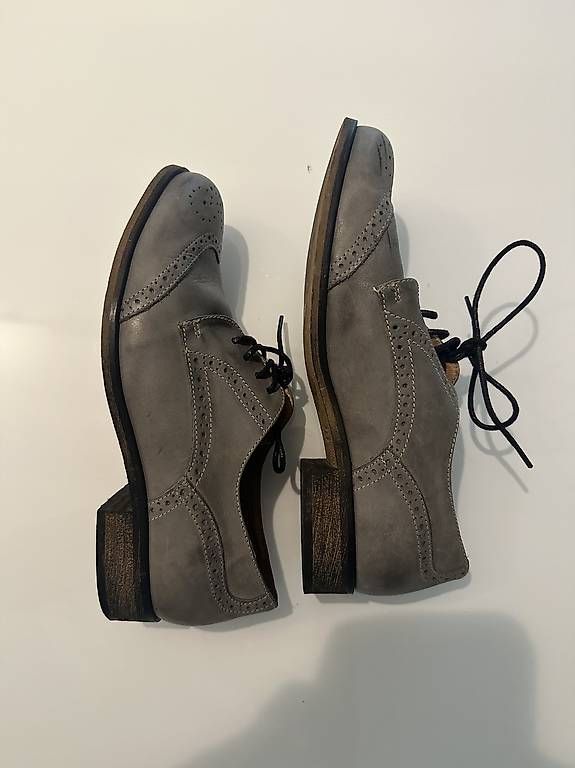 Damenschuhe: Halbschuh Leder grau – Gebraucht aus Muttenz von anna123 2