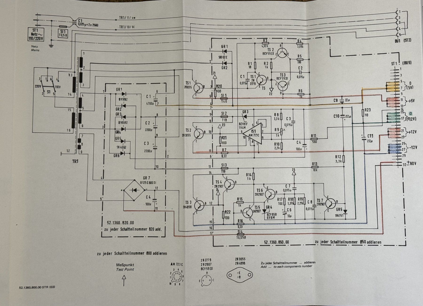 Telefunken Componenti elettronici: Netztrafo von Telefunken Empfänger E-1501 – Usato da Ins venduto da funkflieger 3
