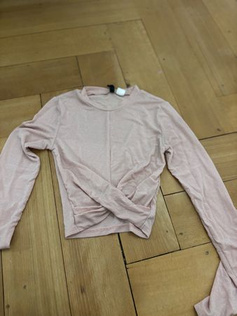 going out pink sparkle top