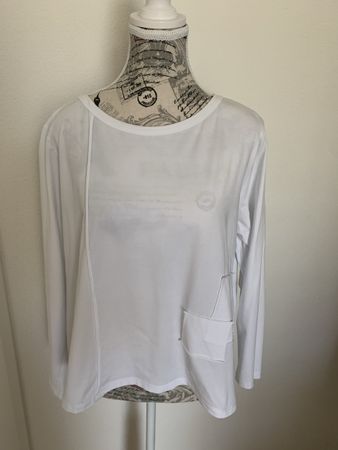 Weisses Langarmshirt von Wendy Trendy - Grösse S/M