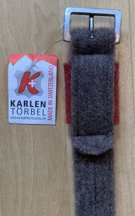 Gürtel aus Armee-Wolldecke 4