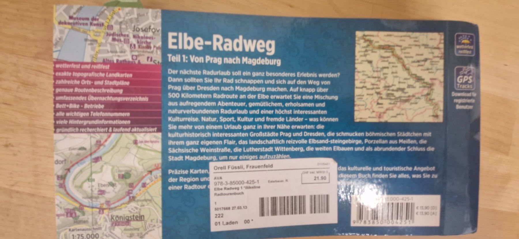 Libri: bikeline Elbe-Radweg 1+2 – Usato da Zell ZH venduto da Eva-Jana 1