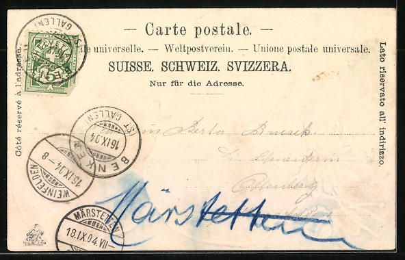 Cartes postales: Passepartout-Lithographie Maria Bildstei – D'occasion à Berlin par bartko-reher 1