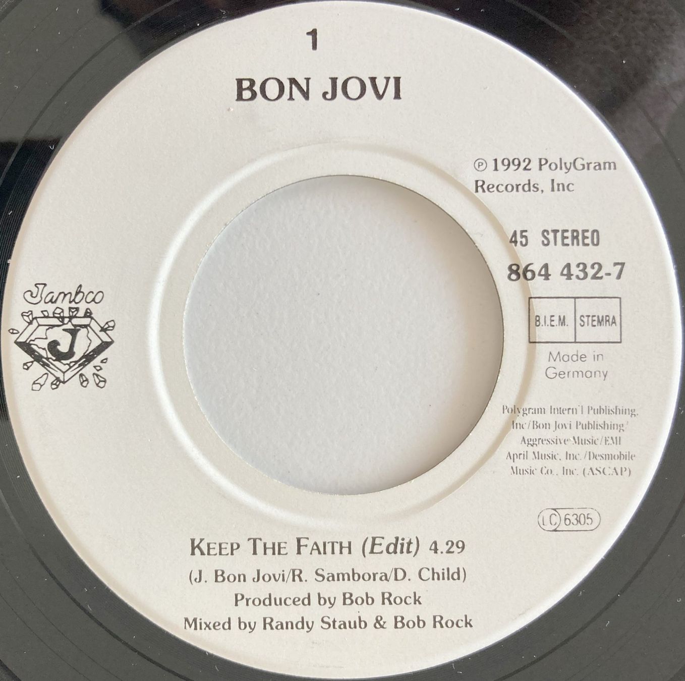 Dischi in vinile: JON BON JOVI - KEEP THE FAITH – Usato da Bottens venduto da hotter-than-hell 2