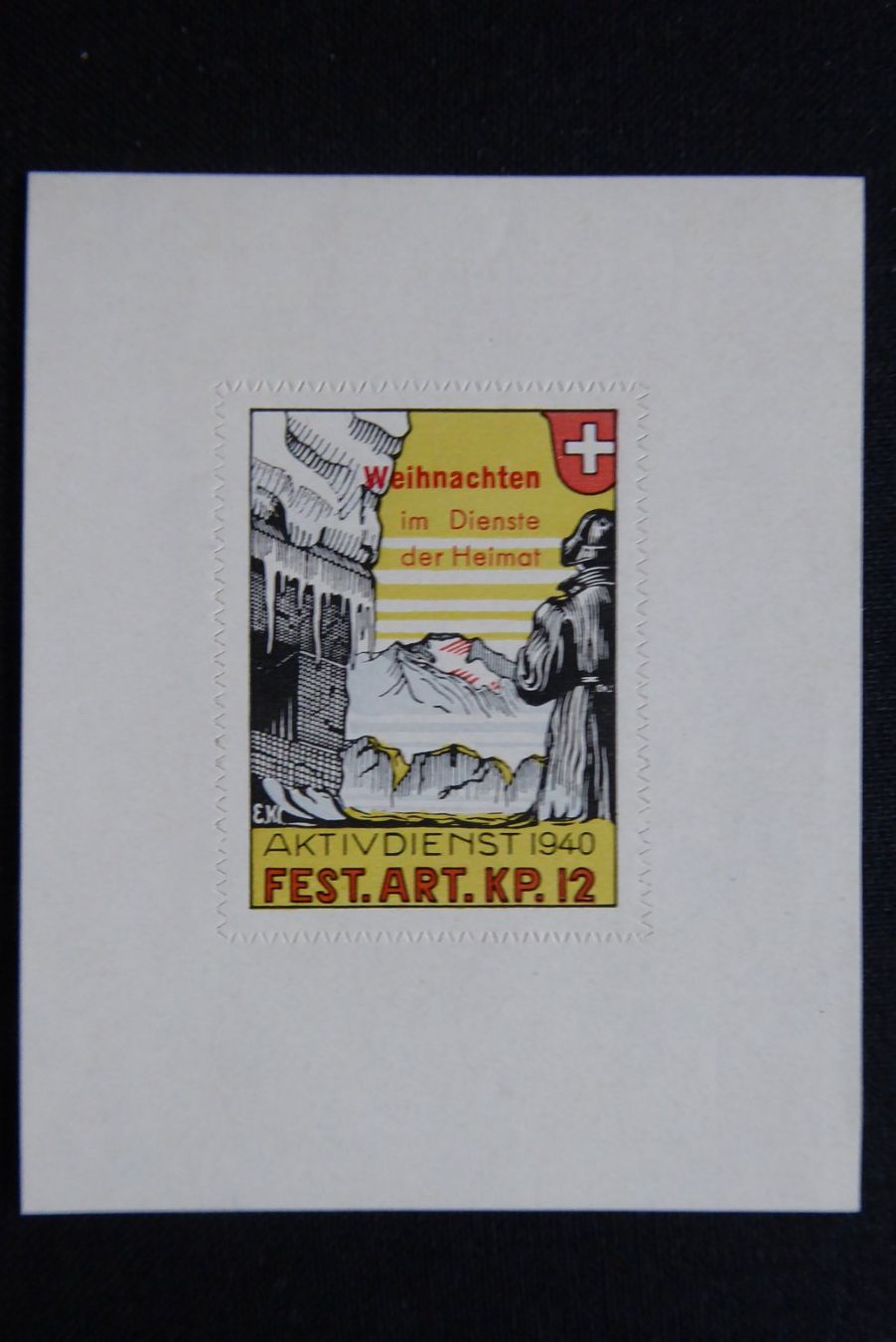 Alle Briefmarken: (m343) Artillerie Wit 90a/3 ** – Gebraucht aus Basel von scholle50