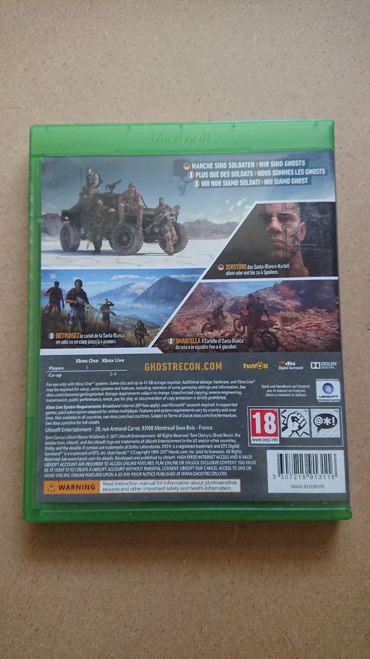 Jeux: Tom Clancy's Ghost Recon Wildlands Xbox One  – D'occasion à Chur par FreakofRarity 1