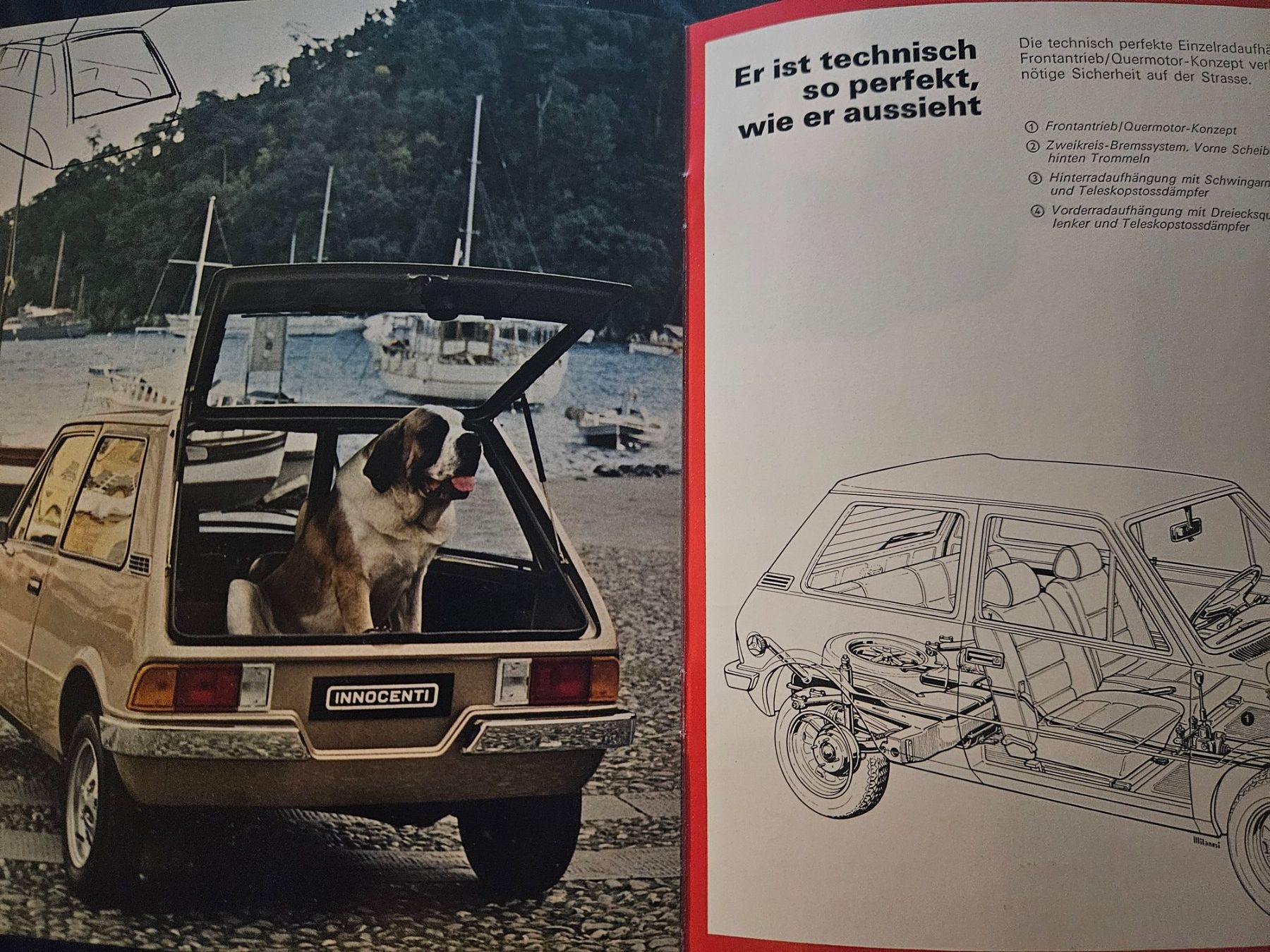 Mini Documenti: Mini Innocenti Bertone 90 SL  120 SL Prospekt 1978 – Usato da Flawil venduto da sr1_f6st 4