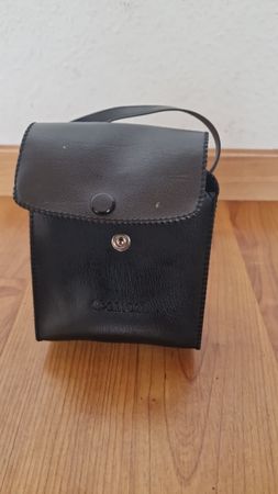 Canon Kameratasche, Vintage, Leder, Schwarz, Top Zustand!