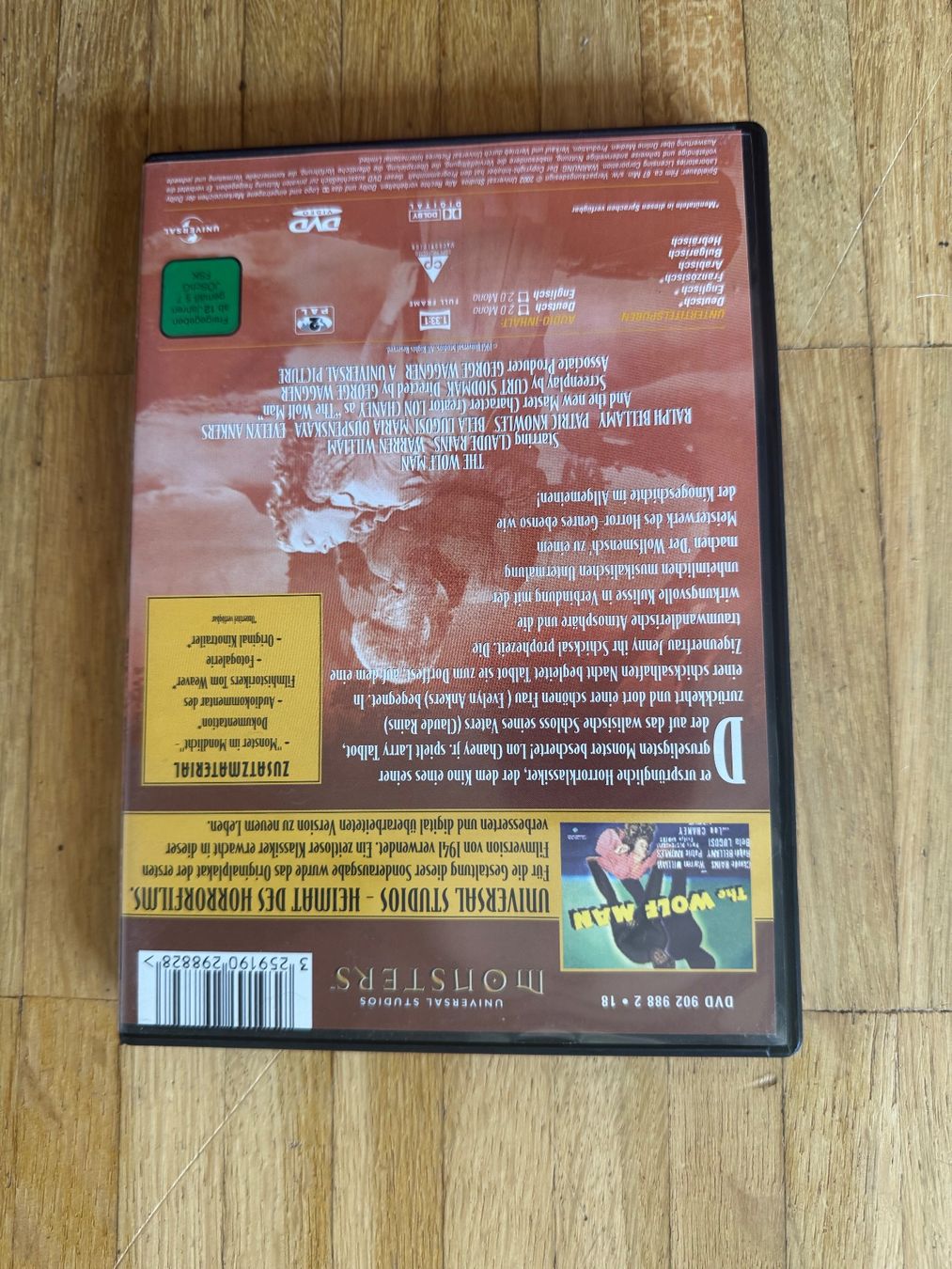 Tous les DVDs: THE WOLF MAN. (DVD) UNIVERSAL STUDIOS – D'occasion à Basel par san_2qlq 1