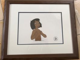 Walt Disney Studio Original „Mogli“ Comic Zeichnung