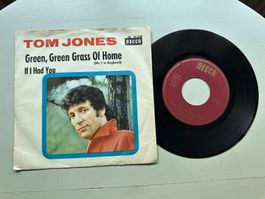 TOM JONES tolle Single Kult Green green grass of home
