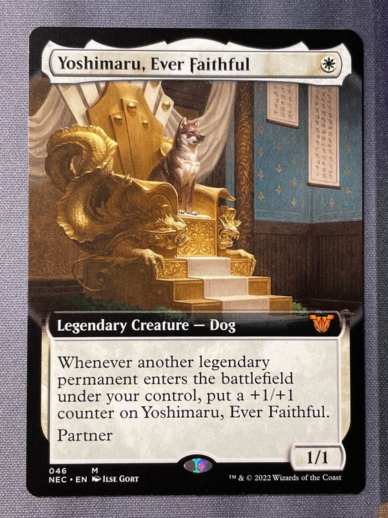 Yoshimaru, Ever Faithful (Extended Art) [Kamigawa: Neon Dynasty Commander] main image 1