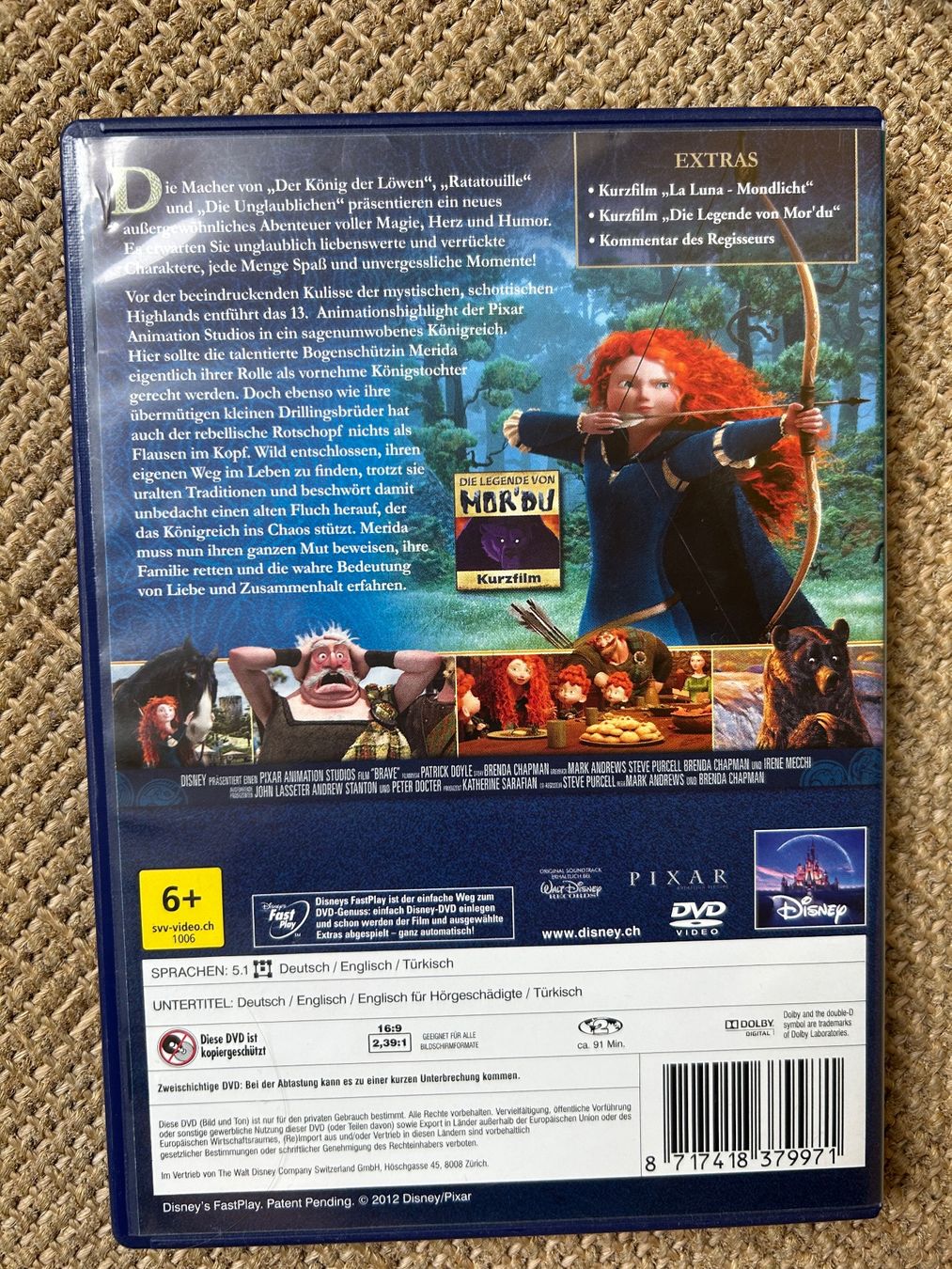 Tutti i DVDs: Disney DVD Sammlung: Dschungelbuch, Rapunzel, Arielle... – Usato da Zürich venduto da Kascha.B. 5