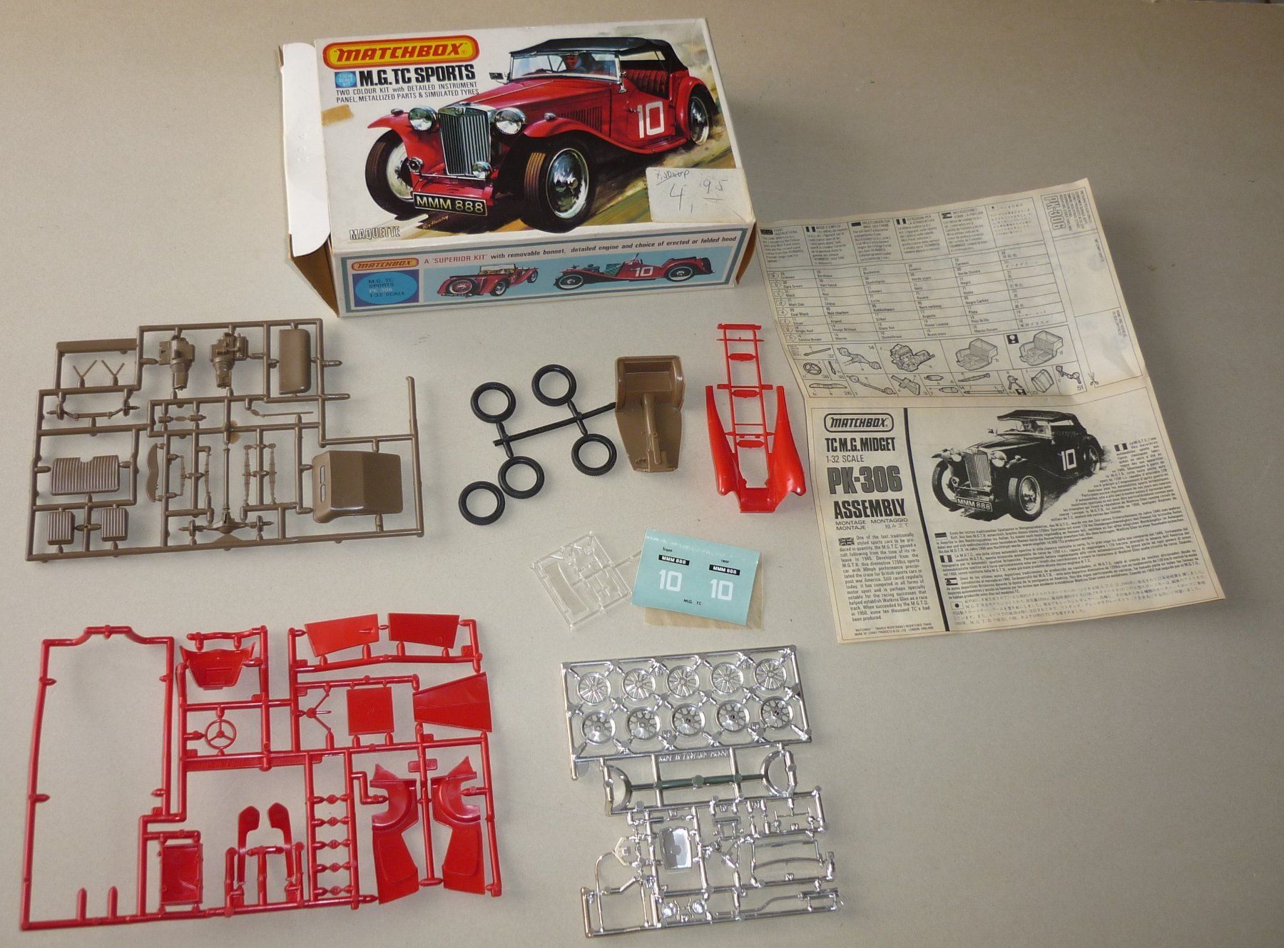 Matchbox Modellini d'auto: MG TC - 1:32 Bausatz von Matchbox – Usato da Bern venduto da Mint7